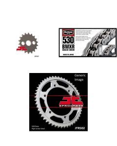 530 BMXR Chain Nat,Front & Rear Sprocket Kit KAW ZX1100D Ninja ZX-11 1993-2001