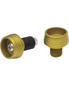 Kuryakyn Lodestar Front Axle Sliders Gold