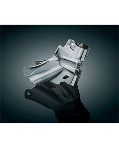 KURYAKYN DELUXE CHROME NECK COVERS FOR 2007-2017 HARLEY FLSTC FLSTF FLSTFB FLSTN