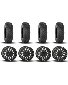 System 3 SB-6 Beadlock Matte Black 15" Wheels And XC450 Tires [30x10R-15]