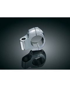 KURYAKYN CHROME 1-1/4 INCH UNIVERSAL ACCESSORY HANDLEBAR MOUNT CLAMP HARLEY 1468