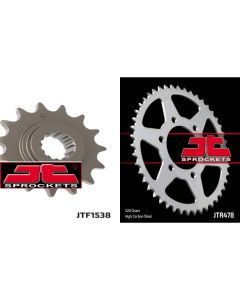 Front & Rear Sprocket Kit for KAWASAKI Z800e CDS,CEF,CFF-ZR800 13-15 JT Sprockets