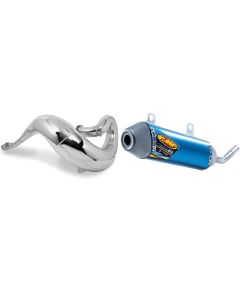 Fatty Exhaust Pipe & Titanium Powercore 2.1 Silencer for HUSQVARNA TC 300 2017
