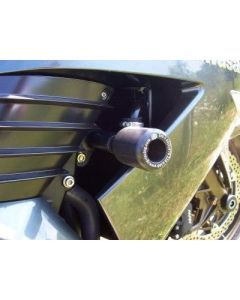 R&G Racing Black Classic Style Crash Protectors For 2006-2007 Kawasaki Ninja ZX14 ZX1400A