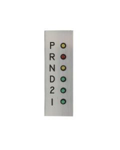 Dakota Digital Vertical LED Gear Position Indicator Plate W/O Overdrive DGS-12-V