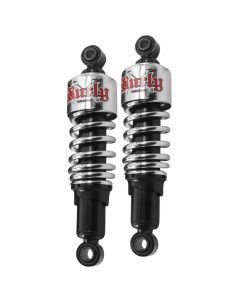Burly Brand Slammer 10.5" Shocks Chrome - B28-1200