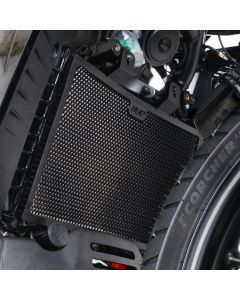R&G Racing Black Aluminum Radiator Guard For 2021-2023 Harley-Davidson Pan America 1250 RA1250