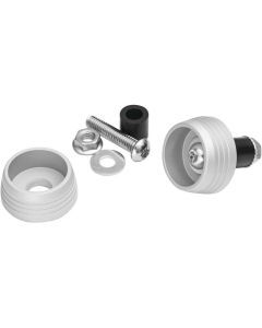 Kuryakyn Lodestar Front Axle Sliders Silver