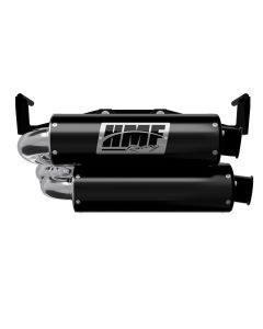 HMF Muffler Dual Slip-On Performance Exhaust Black Turn Down Black End Cap For Can-Am Outlander 1000/850 2025-2026 14655636172