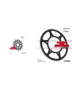 Front and Rear Steel Sprocket Kit for OffRoad SUZUKI RM-Z250 2013-2016