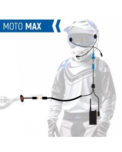 Rugged Radios MOTO MAX Complete Motorcycle Communication Kit with Heavy-Duty OFFROAD Cables