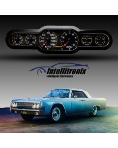 Intellitronix Universal LED Analog Gauge Cluster Set With Black Faceplate
