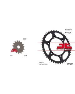 Front and Rear Steel Sprocket Kit for OffRoad YAMAHA YZ125 2002-2004