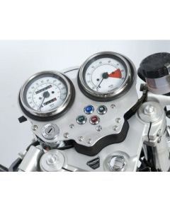 R&G Racing Silver Instrument Panel For 2008-2013 Triumph Thruxton 900 IF0002SI