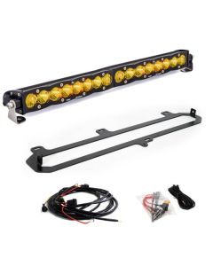 Baja Designs Grille Light Bar Kit 20 inch S8 Series Driving/Combo Pattern Baja Amber Lens 448124
