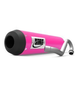 HMF Muffler Yamaha Raptor 90 16-23 Pink Performance Full System Exhaust Blackout w/Spark Arrester End Cap