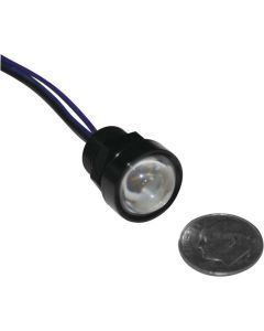 Letric Lighting Royal Flush Mount G2 LED 3-Wire, 9/16", Black/Red/Red