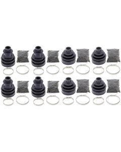 Complete Front & Rear Inner & Outer CV Boot Repair Kit X5 TERRALANDER 500 11-14