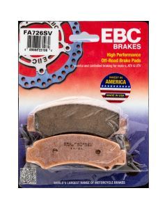 EBC 1 Pair SV Series Severe Duty Brake Pads MPN FA726SV