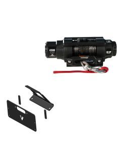 Viper 4500lbs V3 Winch Black Rope With Mount For Yamaha YXZ1000R 2016-2021