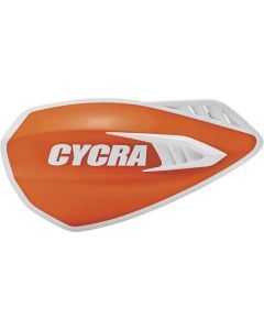 Cycra Cyclone Handguards Orange/White - 1CYC-0056-203