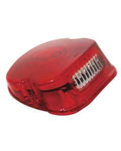 Letric Lighting Slantback Low-Profile LED Taillights 99-20 H-D Models Red