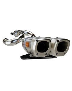 RJWC Dual APX Exhaust For Can-Am Defender HD8/HD10/XMR/Maverick Trail 2016-2024