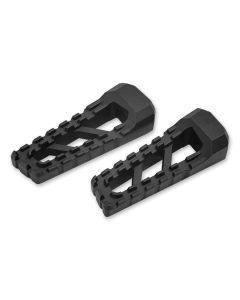 Kuryakyn Riot Black Universal Footpeg Pegs Harley Softail Dyna Sportster XL MX