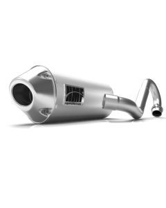 HMF Muffler Honda TRX 450R 06-14 Brushed Performance Full System Exhaust Euro End Cap Side Mount