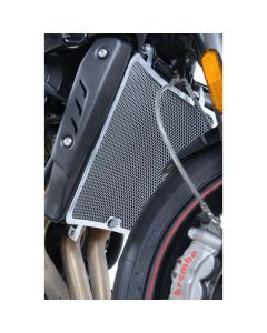 R&G Racing Black Aluminum Radiator Guard For 2017-2018 Triumph Street Triple R ABS