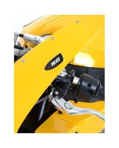 R&G Racing Black Mirror Delete Blanking Plates For 2024-2025 EBR 1190RX