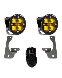 Baja Designs Fog Pocket Light Kit Squadron-R Series SAE Pattern Baja Amber Lens 587525