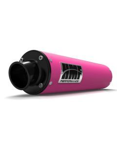 HMF Muffler Can-Am Outlander 450 15-23 Pink Performance Slip On Exhaust Black Turn Down End Cap