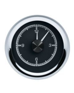 Dakota Digital 1955-56 Chevy Car Analog Clock Gauge for HDX Kit Black HLC-55C-K
