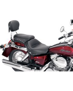Honda VT750 Shadow 750 Aero 04-09,11-15 Wide Tour Seat 2pc/Chrome by Mustang