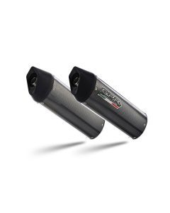 GPR Furore Poppy Double Slip-on Exhaust For Ducati Monster 600 1993-2000