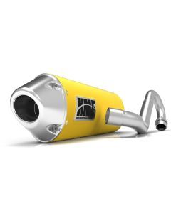 HMF Muffler Yamaha YFZ 450R-X 09-25 Yellow Performance Full System Exhaust Euro End Cap Side Mount