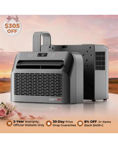 Fogatti InstaCool Go Portable Window Air Conditioner, 6500 BTU Mini Split, U Shaped
