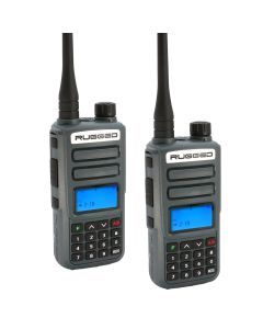Rugged Radios 2 PACK - Rugged GMR2 PLUS GMRS and FRS Two Way Handheld Radios