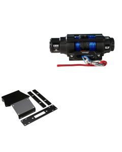 Viper 6000lbs V3 Winch Blue Rope With Mount For Honda Rancher 350 2000-2003