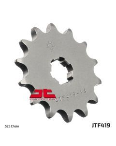 JT Sprockets Front Steel Sprocket 14 Tooth 14T 525 Chain For Suzuki GT250 A,B 1976-1977 JTF419.14