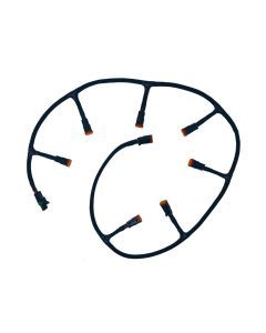 KC HiLiTES 50" Gravity Pro6 LED - 8-Light - Plug-N-Play Light Bar Harness 63221