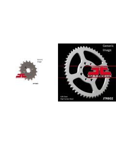 Front and Rear Steel Sprocket Kit for OffRoad KAWASAKI KD100M 1976-1979