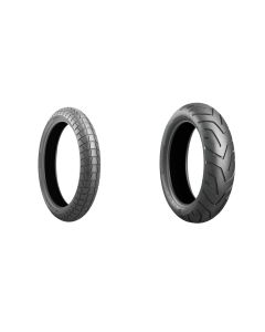 Bridgestone Battlax Adventure Trail AT41 110x80x19 And Battlax Adventure A41 150x70x17 Full OEM Tire Set For BMW F800GS 2024+