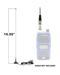 Rugged Radios Magnetic Mount Dual Band Antenna for Rugged Handheld Radios R1, RDH-X, V3, RDH-16, RH-5R DB-RH-MAG