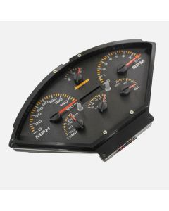 Intellitronix LED Analog Gauge Cluster Set With Black Faceplate For 1955-1956 Chevrolet Bel Air