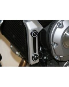 R&G Racing Black Radiator Sliders For 2008-2013 Aprilia Mana 850 RS0002BK