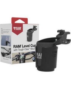 Ram Mounts Level Cup Drink Holder With Tough-Claw Mount Black - RAM-B-132-400