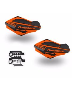 Powermadd Sentinel Handguard Guards Kit Orange Black YFZ450 YFZ 450R 450X All