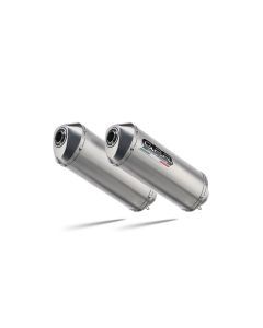 GPR Satinox Double Slip-on Exhaust For Honda CBF1000 CBF1000ST 2006-2009